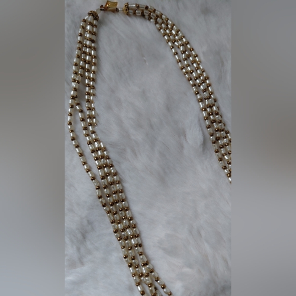 Four Strand Beaded Necklace - Picture 9 of 15